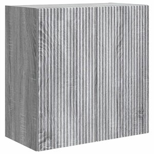 vidaXL Armoire Murale Sonoma gris 59 x 31 x 60 cm Bois d'ingénierie