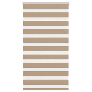 vidaXL Store zèbre marron sable largeur du tissu 80 9 cm polyester