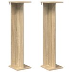 vidaXL Support de Plante 2 pièces Chêne Sonoma 25 x 25 5 x 100 5 cm