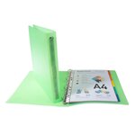 Classeur 4 Anneaux 30 Mm Polypropylène Chromaline - A4 Maxi - Couleurs Assorties - X 10 - Exacompta