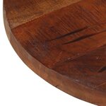 vidaXL Dessus de table Ø 40x2 5 cm rond bois massif de récupération