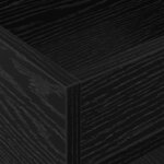 vidaXL Table d'appoint Chêne noir 30 x 30 x 56 cm Bois d'ingénierie