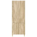 vidaXL Ensemble de Meubles 2 Pièces 66 x 34 5 x 90 cm Bois d'ingénierie