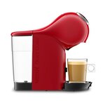 Machine à café espresso boofonction xl boissons chaudes et froides - krups genio s plus yy4444fd - rouge - témoin détartrage