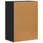 vidaXL Buffet Noir 59 x 35 x 80 5 cm Bois d'ingénierie