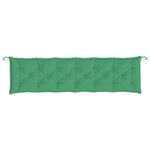 vidaXL Coussins de banc jardin lot de 2 vert 200x50x7 cm tissu Oxford