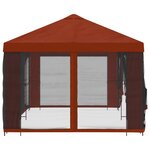 vidaXL Abri de jardin avec parois 6 x 3 m Terre cuite
