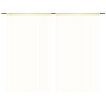 vidaXL Rideau en fils 2 Pièces 140 x 250 cm Crème