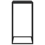 vidaXL Table d'appoint Noir 40x30x59 cm Bois d'ingénierie