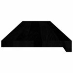 vidaXL Marches d'escalier 20 Pièces marron foncé 100x25x2 cm chêne massif