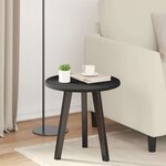 vidaXL Plateau de table Noir 40 x 40 x 1.5 cm Bois d'ingénierie