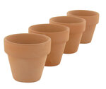 Mini pots de fleurs en terre cuite 4 4x4 cm 4 pièces