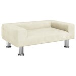 vidaXL Canapé pour enfants crème 70x45x26 5 cm velours