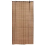 vidaXL Store roulant Bambou Marron 80x160 cm