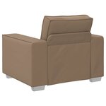 vidaXL Canapé Cappuccino 99 x 80 x 84 cm tissu