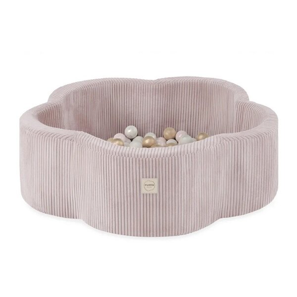 Piscine sèche 95x30 + 200 balles rose