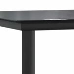 vidaXL Ensemble à manger jardin 7Pièces marron rpoly otin verre