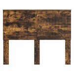 vidaXL Tête de lit Chêne fumé 135 cm Bois d'ingénierie