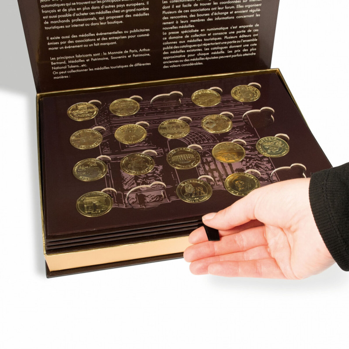 Écrin Pour Médaille – Monnaie De Paris – Coffret De Rangement (1-3 Médailles)
