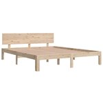 vidaXL Cadre de lit sans matelas bois massif de pin 160x200 cm