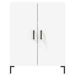 vidaXL Buffet haut Blanc 69 5x34x180 cm Bois d'ingénierie