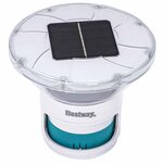 Bestway Lumière solaire flottante Blanc Ø 7 6 cm PC et ABS