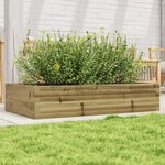 vidaXL Jardinière 110x60x23 cm bois de pin imprégné