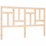 vidaXL Cadre de lit sans matelas 160x200 cm bois massif