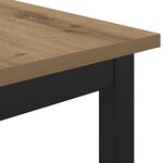vidaXL banc Chêne artisan 80 x 35 x 45 cm Bois d'ingénierie