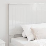 vidaXL Tête de lit Blanc Brillant 100 cm Bois d'ingénierie