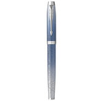PARKER IM Premium Polar  Stylo plume  Dégradé de gris  plume moyenne  encre bleue  Coffret cadeau