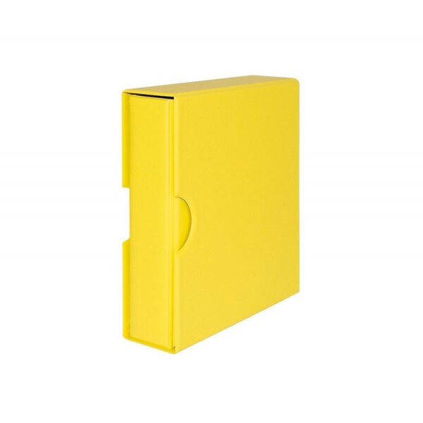 Reliure Publica M Color Lindner avec boitier de protection. Couleur - Jaune SOLINO