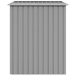 vidaXL Abri de jardin Gris 205x129x183 cm Acier galvanisé