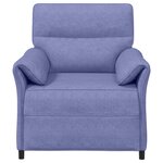 vidaXL Canapé 100  polyester  cadre en métal  MDF  Contreplaqué