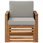 vidaXL Sofa de milieu extérieur Naturel