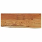 vidaXL Étagère murale rectangulaire massif acacia bordure assortie