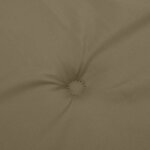 vidaXL Coussin de banc de jardin taupe mélangé 150x50x7 cm tissu