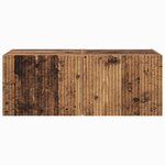 vidaXL Meuble TV mural 2 Pièces Bois Ancien 60 x 31 x 29.5 cm