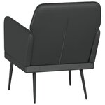 vidaXL Fauteuil Noir 61x78x80 cm Similicuir