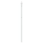 vidaXL Tête de lit métal blanc 100 cm