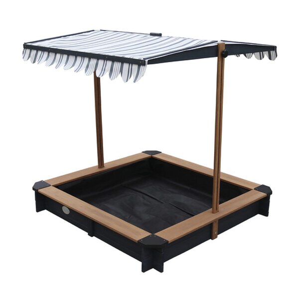 AXI Lily Bac a sable avec toit Anthracite Marron