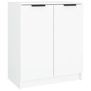 vidaXL Armoire à chaussures Blanc 59x35x70 cm Bois d'ingénierie