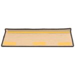 vidaXL Tapis d'escalier autocollants 15 Pièces 65x21x4 cm Gris et beige