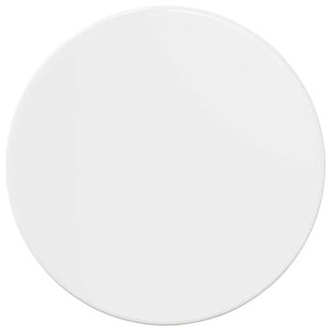 vidaXL Plateau de table Blanc brillant 50 x 50 x 1 5 cm