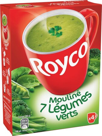 Royco Soupe déshydratée mouliné 7 légumes verts