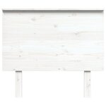 vidaXL Tête de lit Blanc 94x6x82 5 cm Bois massif de pin