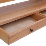 vidaXL Meuble TV 115x30x40 cm Bois d'acajou massif