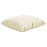 vidaXL Coussins de canapé lot de 4 crème 60x60 cm tissu