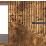 vidaXL Table basse Chêne fumé 90 x 50 x 37 cm Bois d'ingénierie