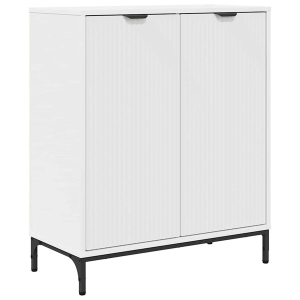 vidaXL Buffet Blanc 69 5 x 33 x 82 cm Bois d'ingénierie